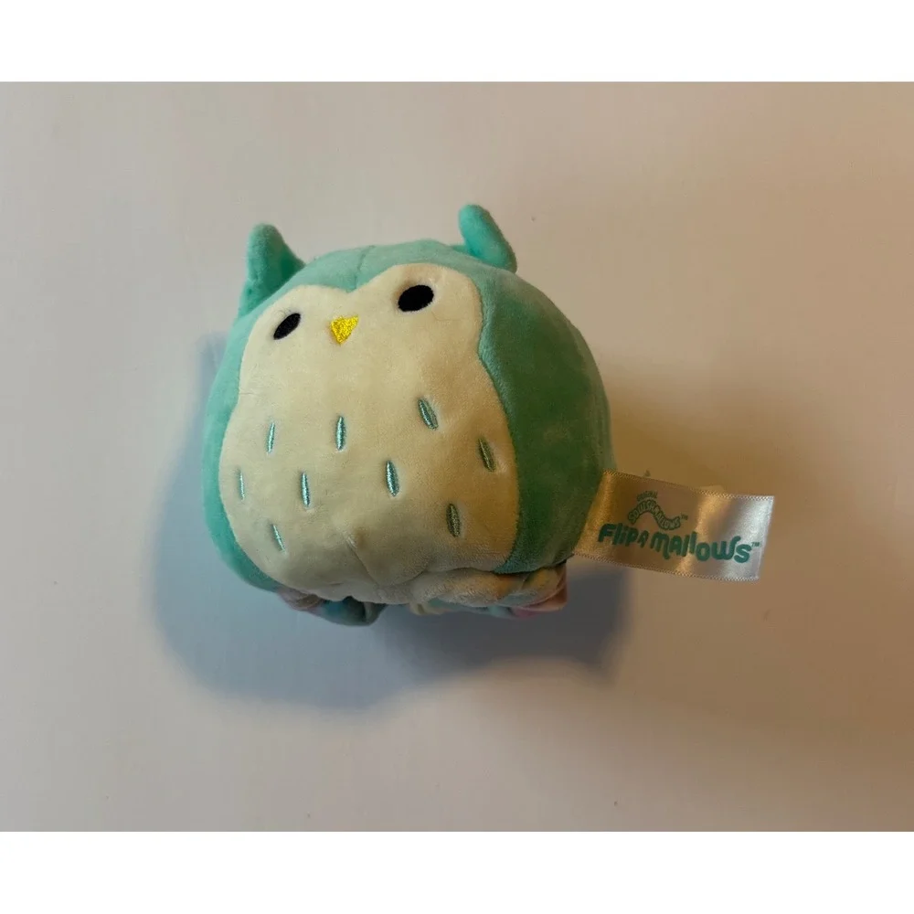 Squishmallows Flip-A-Mallows 5 Inch Winston and Willow Owl Reversible Plush Toy‎